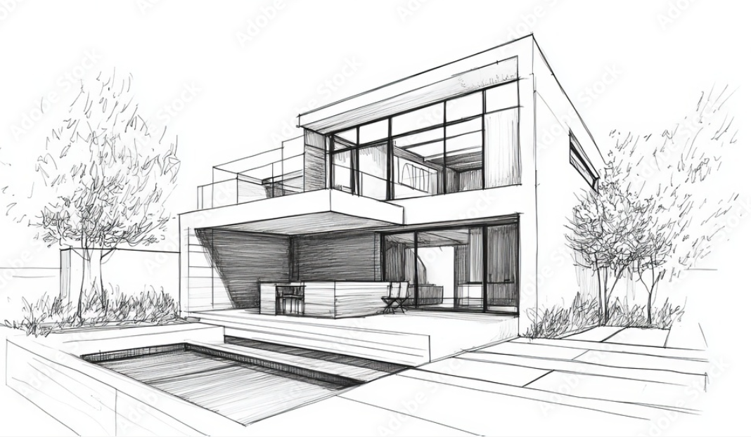 Rendering to line drawing